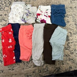 Bundle of 10 pairs of 3-6 month pants